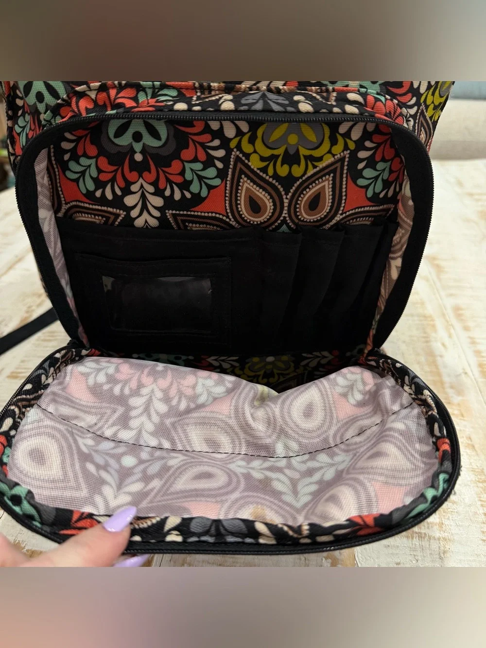 Vera Bradley Lighten Up Campus Laptop Backpack in 